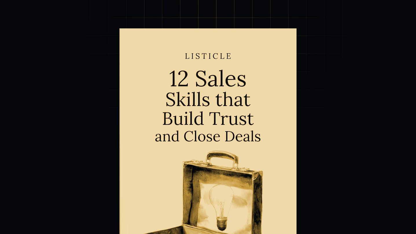 12 Sales Skills That Close Deals